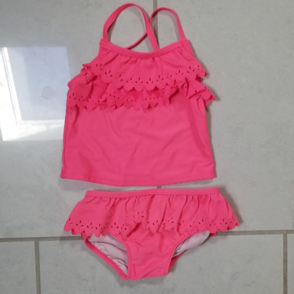 Carters 24 m two piece bathing suit